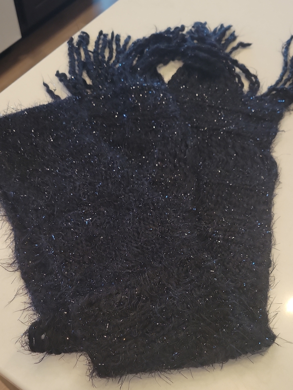 Macys Black Dressy Scarf